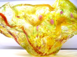 IRIS HOUGHTON, glassware - fused